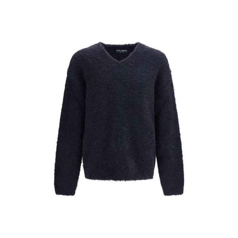 Dolce & Gabbana Blue Marabou Men's Sweatshirt